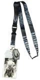 Star Wars The Mandalorian Bounty Hunter Lanyard ID Holder With Rhino Rubber Charm