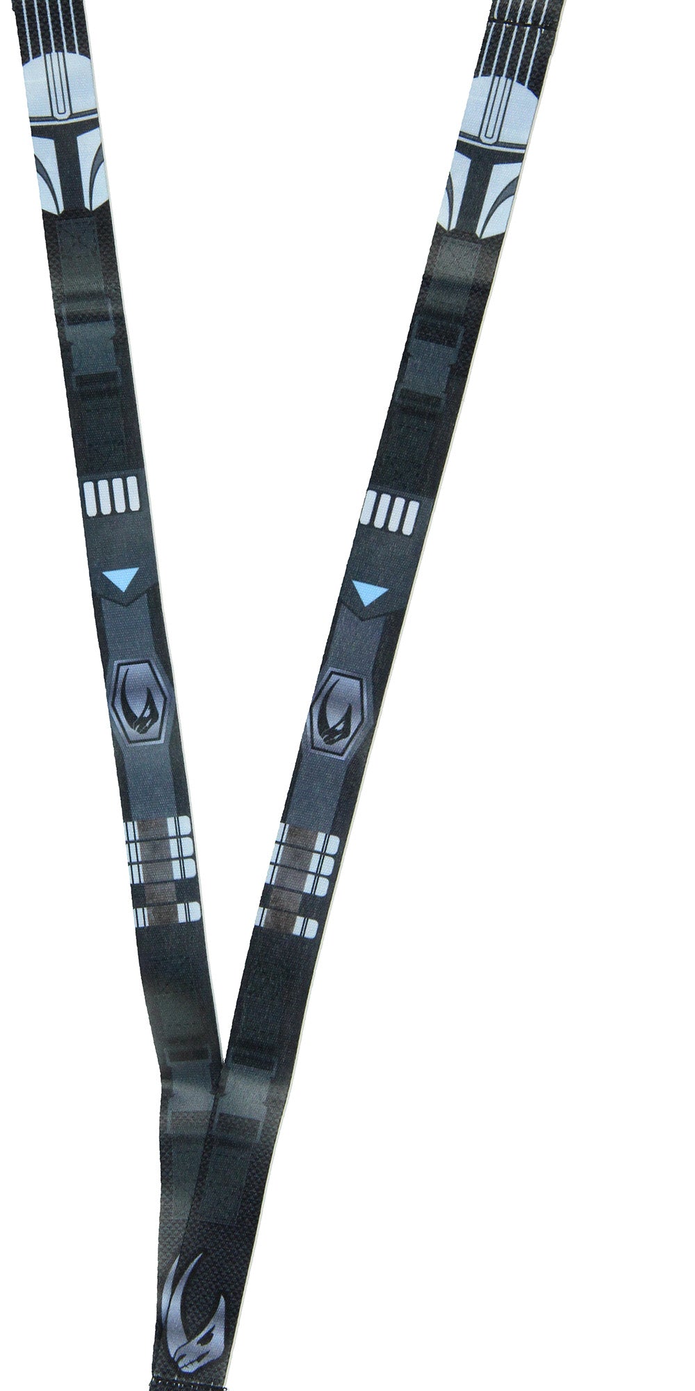 Star Wars The Mandalorian Bounty Hunter Lanyard ID Holder With Rhino Charm