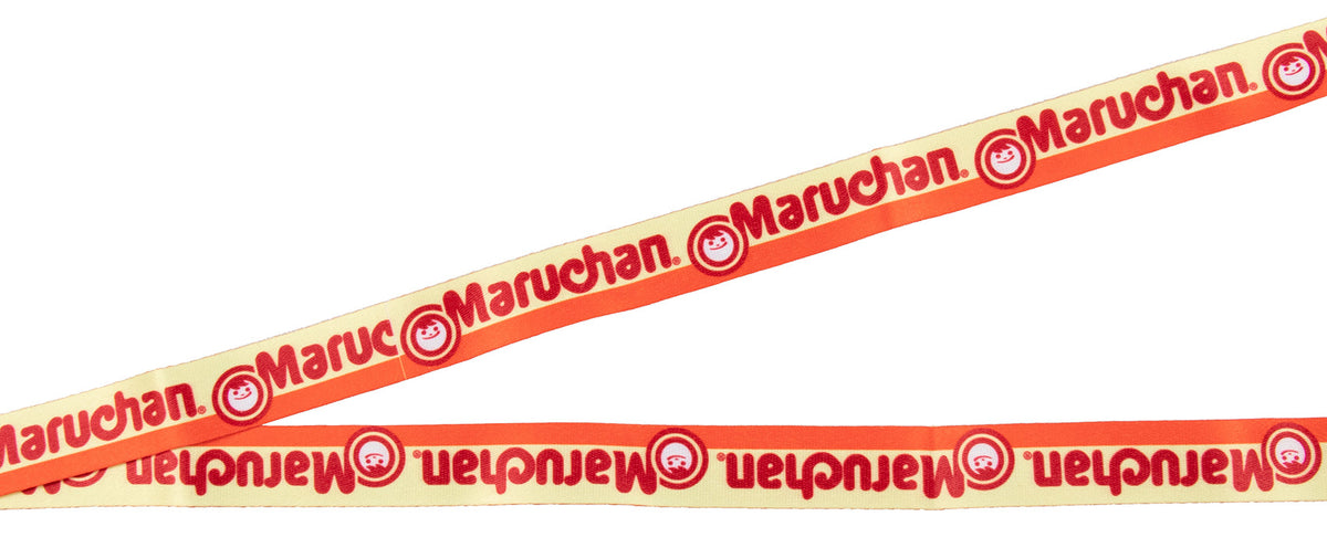 Maruchan Ramen Noodles Lanyard ID Badge Holder With Charm Pendant