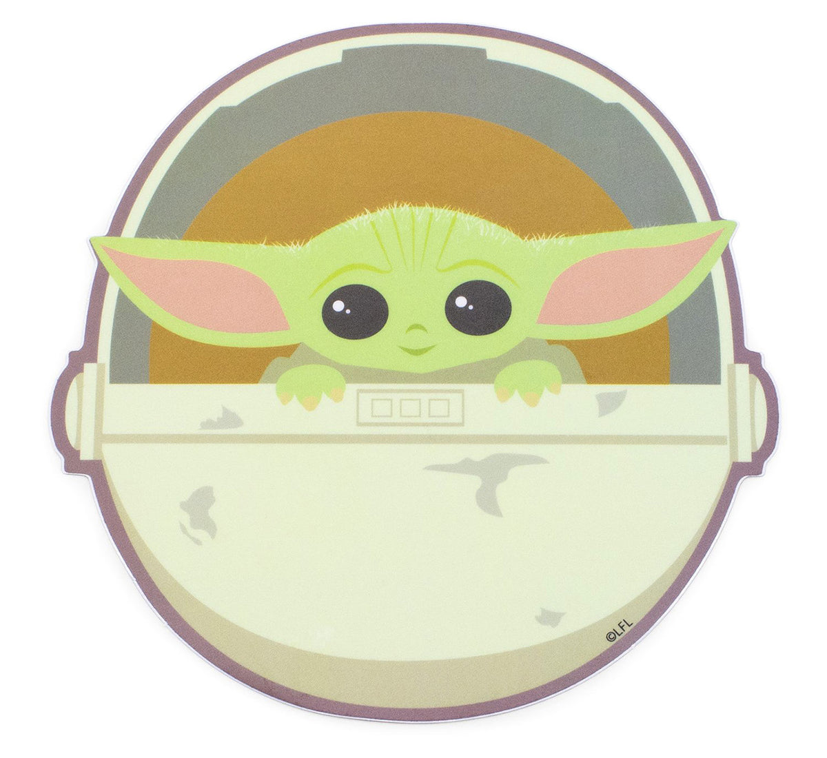 Star Wars The Child Baby Yoda Kids' 5 Piece Gift Set Shirt, Socks, Jumbo Sticker