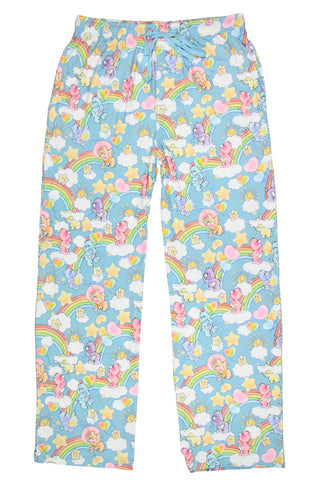 Care Bears Men's Retro 80's AOP Drawstring Elastic Waistband Pajama Pants (M)