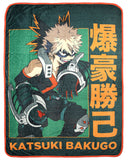 My Hero Academia Katsuki Bakugo Super Plush Fleece Throw Blanket