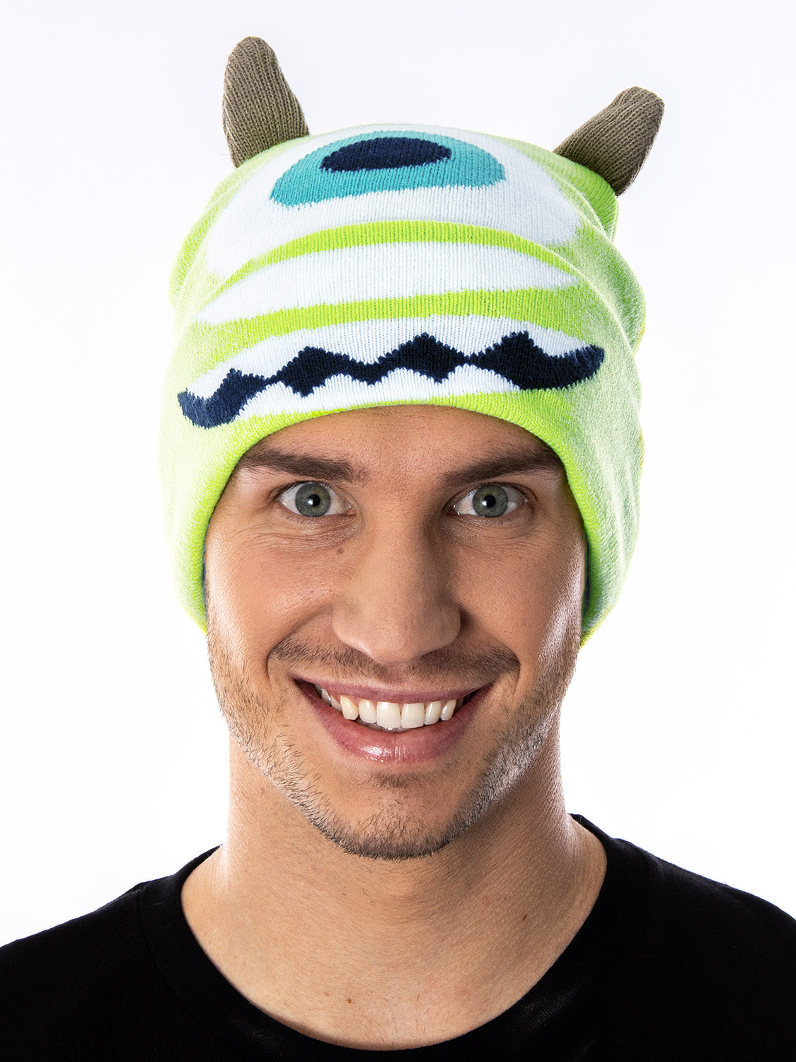 Disney Monsters Inc. Mike Wazowski Beanie Embroidered Character Costume Hat