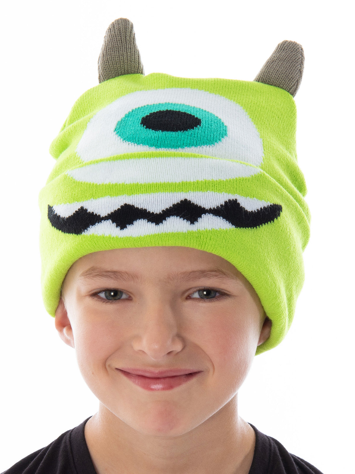 Disney Monsters Inc. Mike Wazowski Beanie Embroidered Character Costume Hat