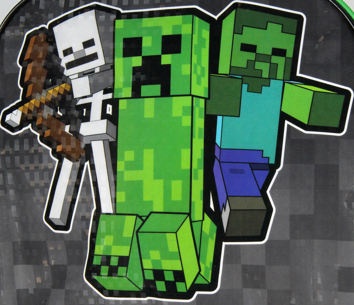 Minecraft Shimmer Pixel Characters 16" Backpack