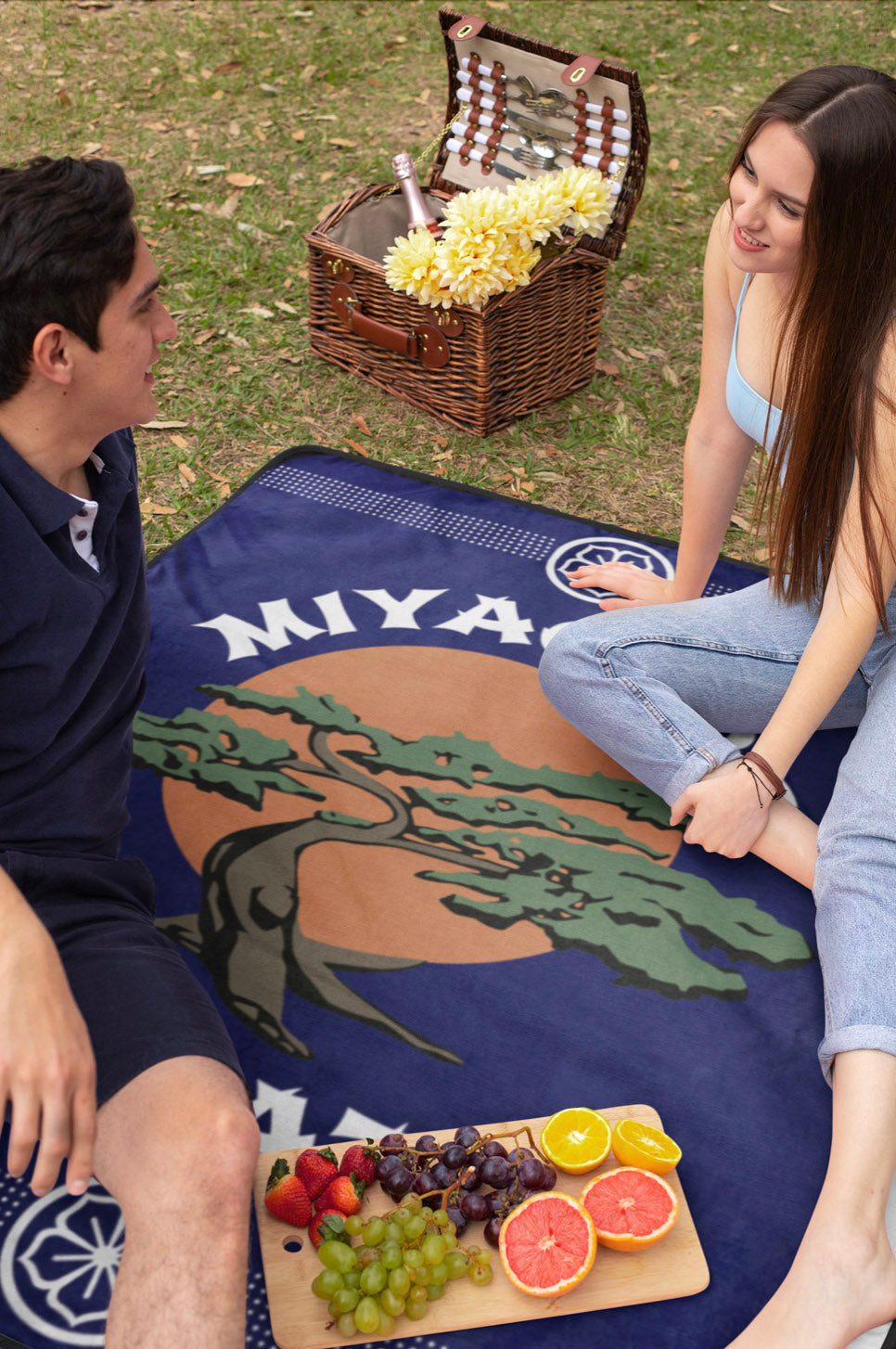 Cobra Kai Miyagi-Do Karate Dojo Logo 46" x 60" Fleece Blanket Plush Throw
