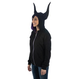 Disney Women's Juniors' Villains Maleficent Costume Full Zip Hoodie