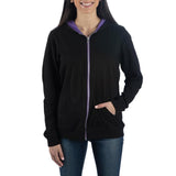 Disney Women's Juniors' Villains Maleficent Costume Full Zip Hoodie