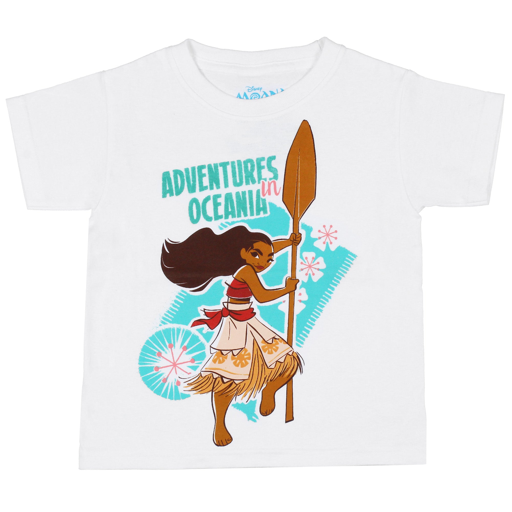 Disney Girl's Moana Adventures In Oceania T-Shirt