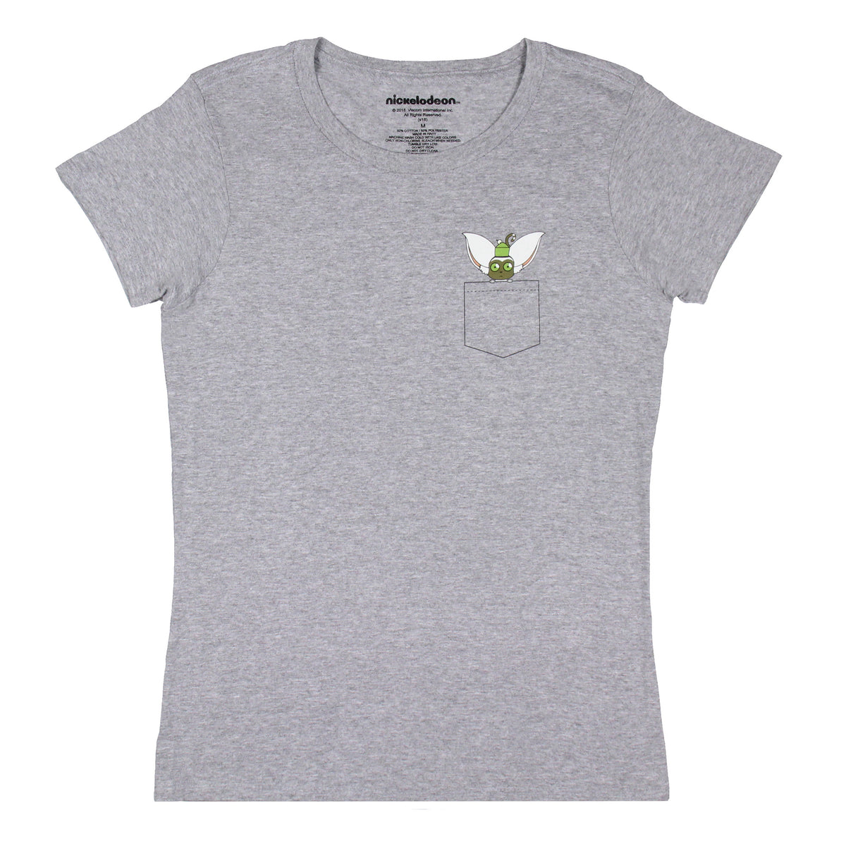 Avatar The Last Airbender Womens' Momo Flying Lemur Pocket Design T-Shirt