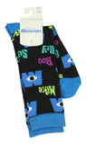 Disney Monsters Inc. Logo Crew Socks 1 Pair