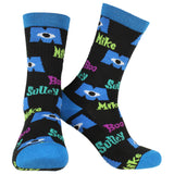 Disney Monsters Inc. Logo Crew Socks 1 Pair