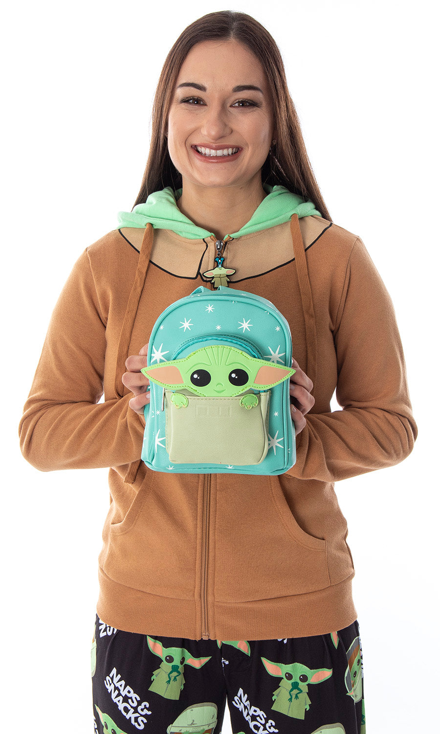 Star Wars The Mandalorian Baby Grogu The Child Micro Mini Backpack Shoulder Bag 9"