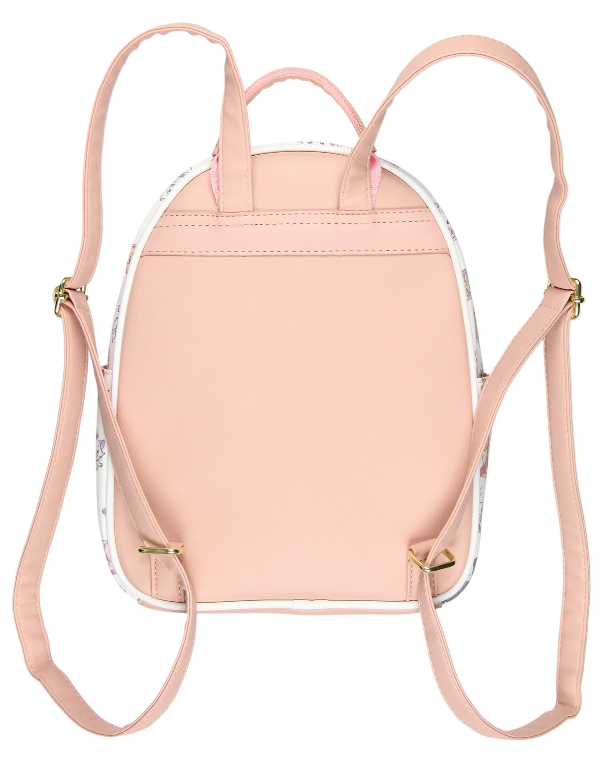 Disney Cats Saffiano Faux Leather Tote Bag Mini Backpack 12"