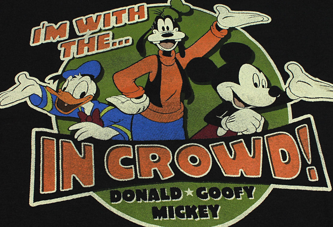 Disney Mickey Mouse Little Boys' T-Shirt I'm With The In Crowd Tee, 2T Kids