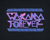 Black Panther Wakanda Forever Men's Neon Logo T-Shirt