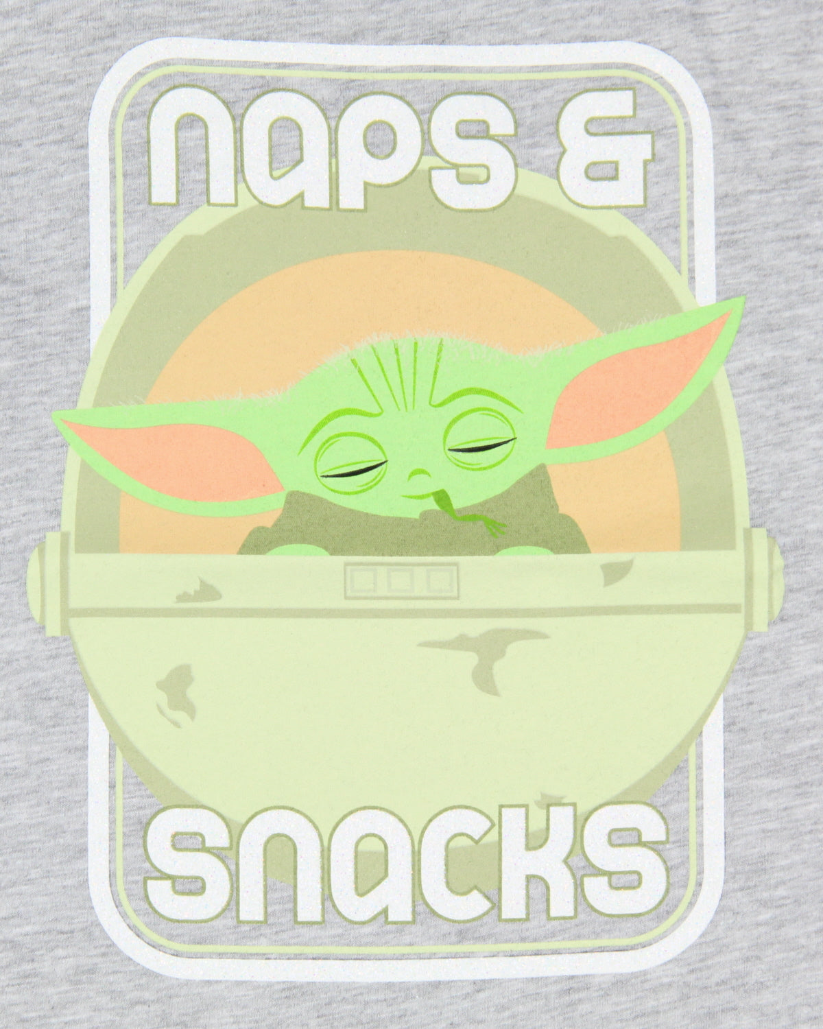 Star Wars Girls' Baby Grogu Naps & Snacks Short Sleeve Kids T-Shirt