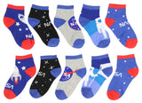 NASA Buzz Aldrin Youth Space 5 Pair Mix and Match Ankle Socks