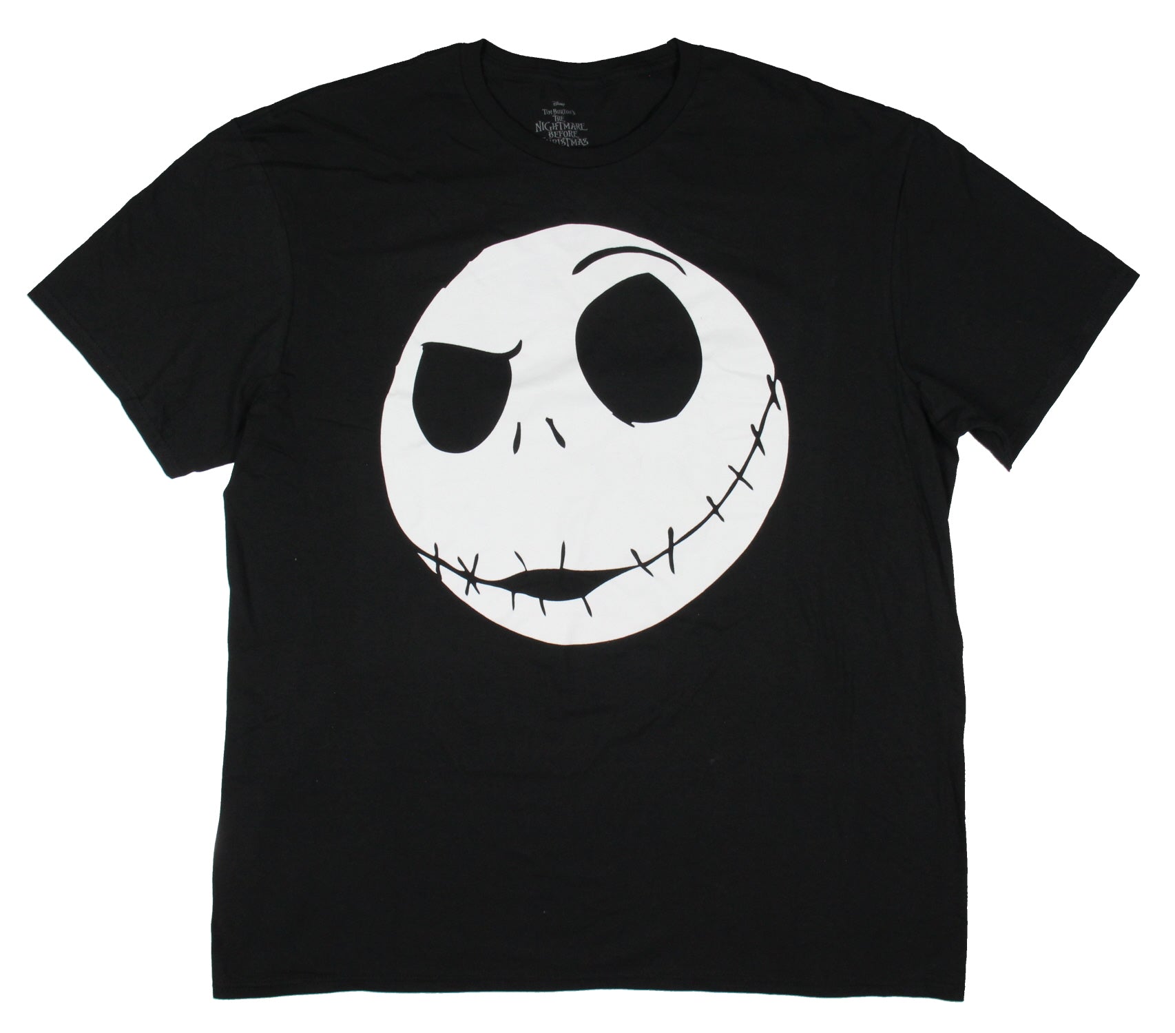Disney Men's Nightmare Before Christmas Jack Skellington Face Shirt T-Shirt