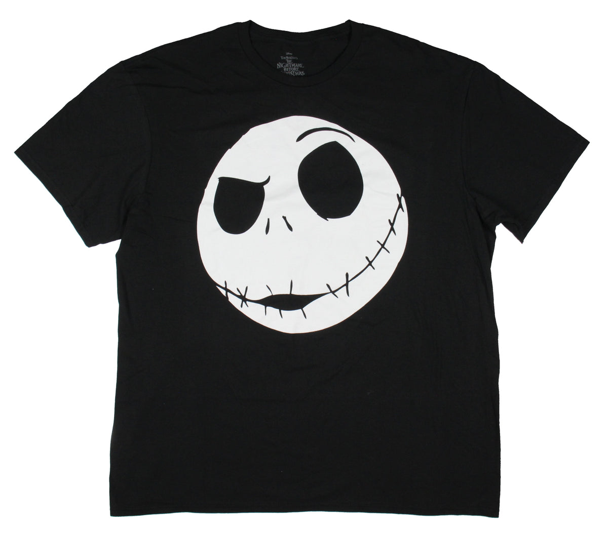 Disney Men's Nightmare Before Christmas Jack Skellington Face Shirt T-Shirt