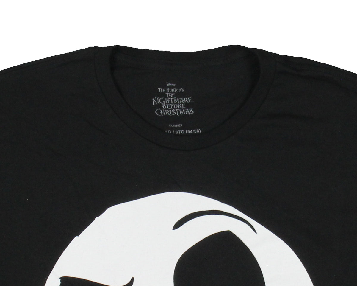 Disney Men's Nightmare Before Christmas Jack Skellington Face Shirt T-Shirt