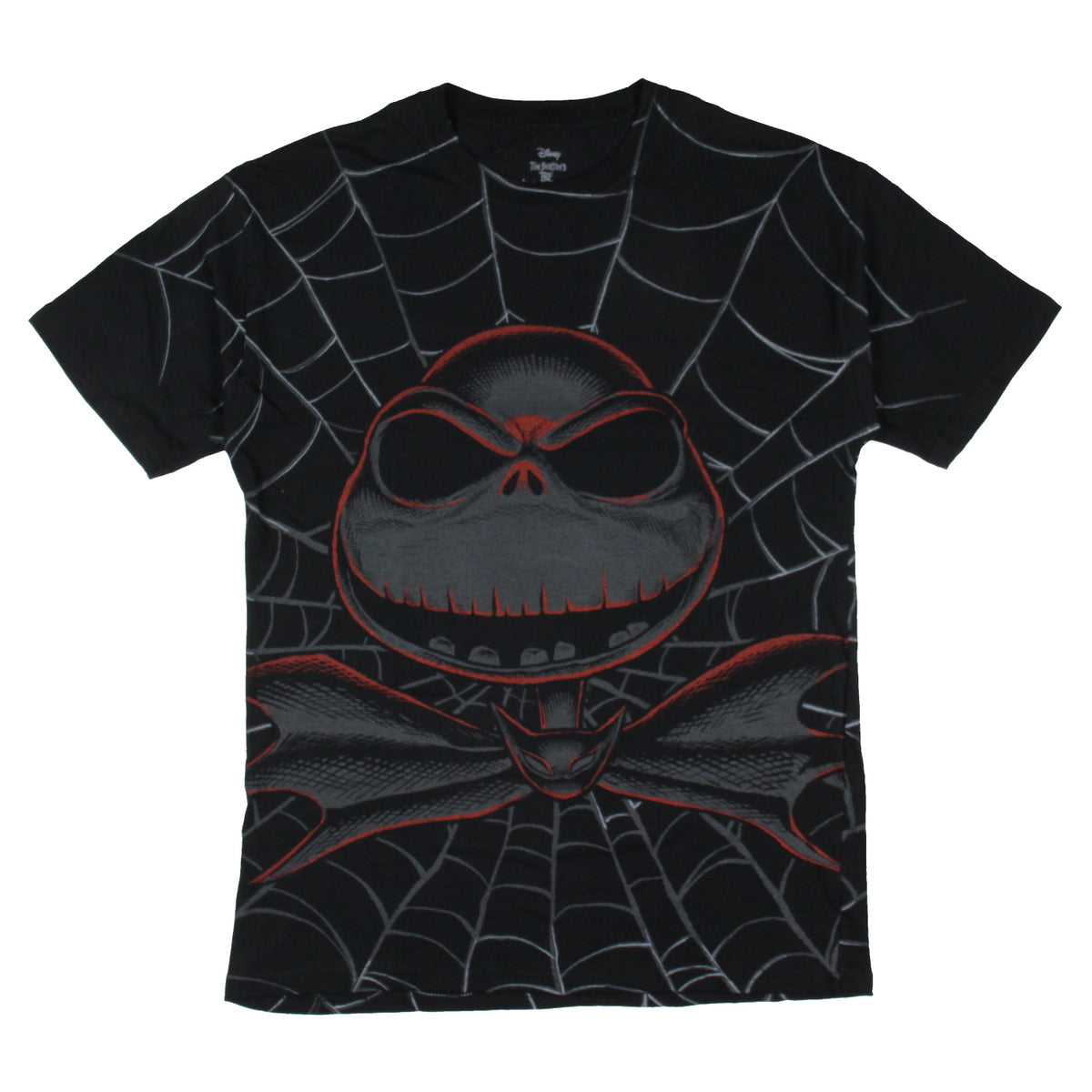 The Nightmare Before Christmas Men's Front And Back Print Short Sleeve T-Shirt