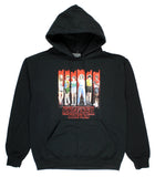 Stranger Things Men's Blurred Character Panel Sweatshirt Pullover Hoodie