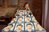 Parks And Recreation Moods and Faces Of Super Soft Fleece Throw Blanket