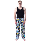 Pokemon Men's Pikachu Squirtle and Jigglypuff Tie Dye Sleep Pajama Pants
