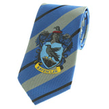 Premium Harry Potter Tie Striped House Crest Necktie Neckwear Tie Cosplay Costume Wizarding World (Ravenclaw)