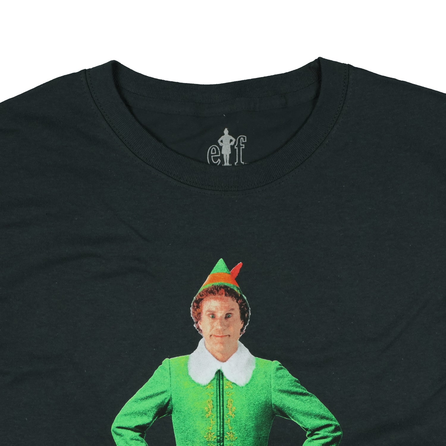 Elf T-Shirt Men's Buddy Movie Logo Design Short Sleeve Tee