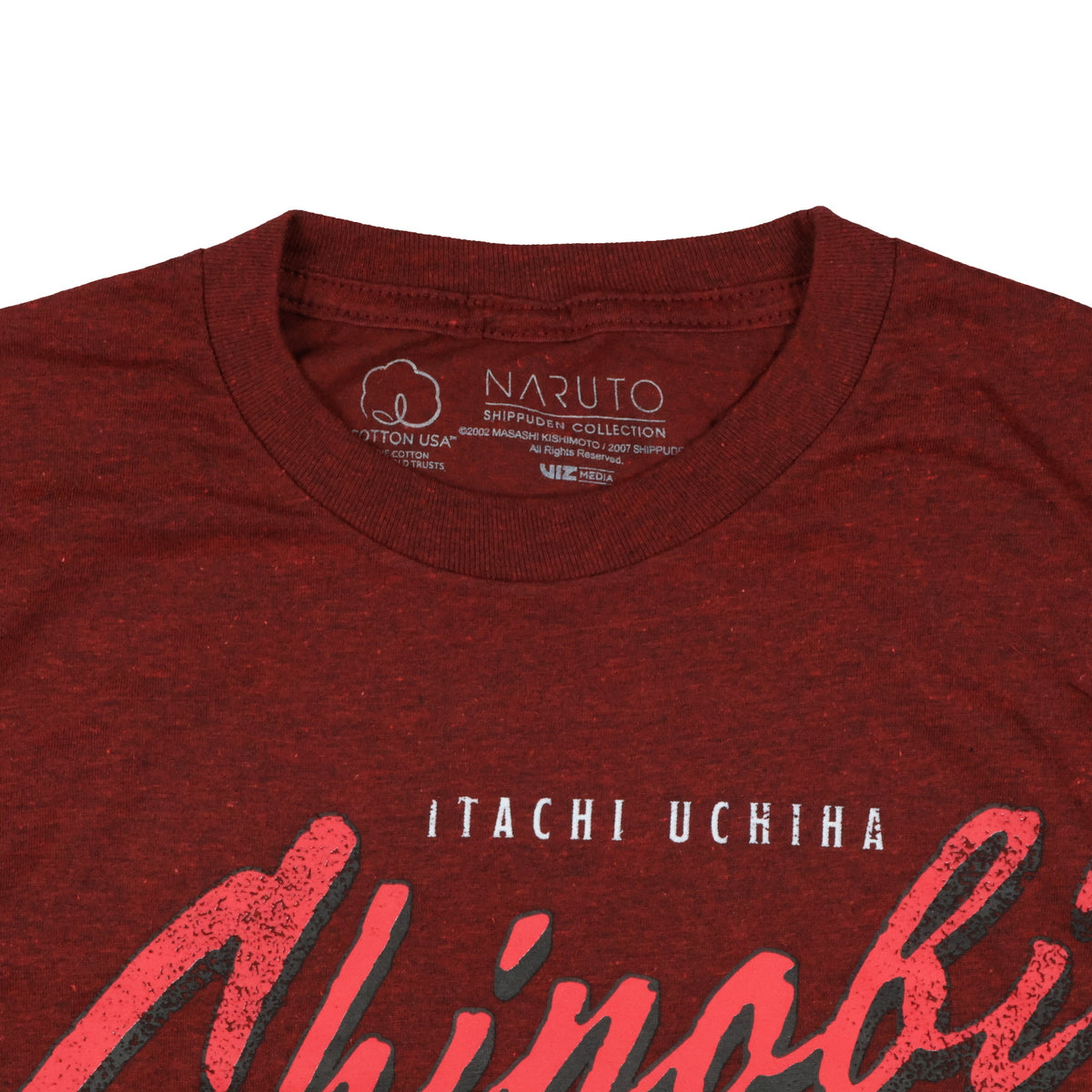 Naruto T-Shirt Men's Itachi Uchiha Shinobi Short Sleeve Graphic Tee