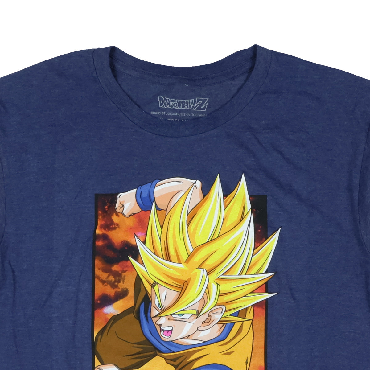 Dragon Ball Z T-Shirt Boys' Goku Flying Pose Short Sleeve Graphic Tee