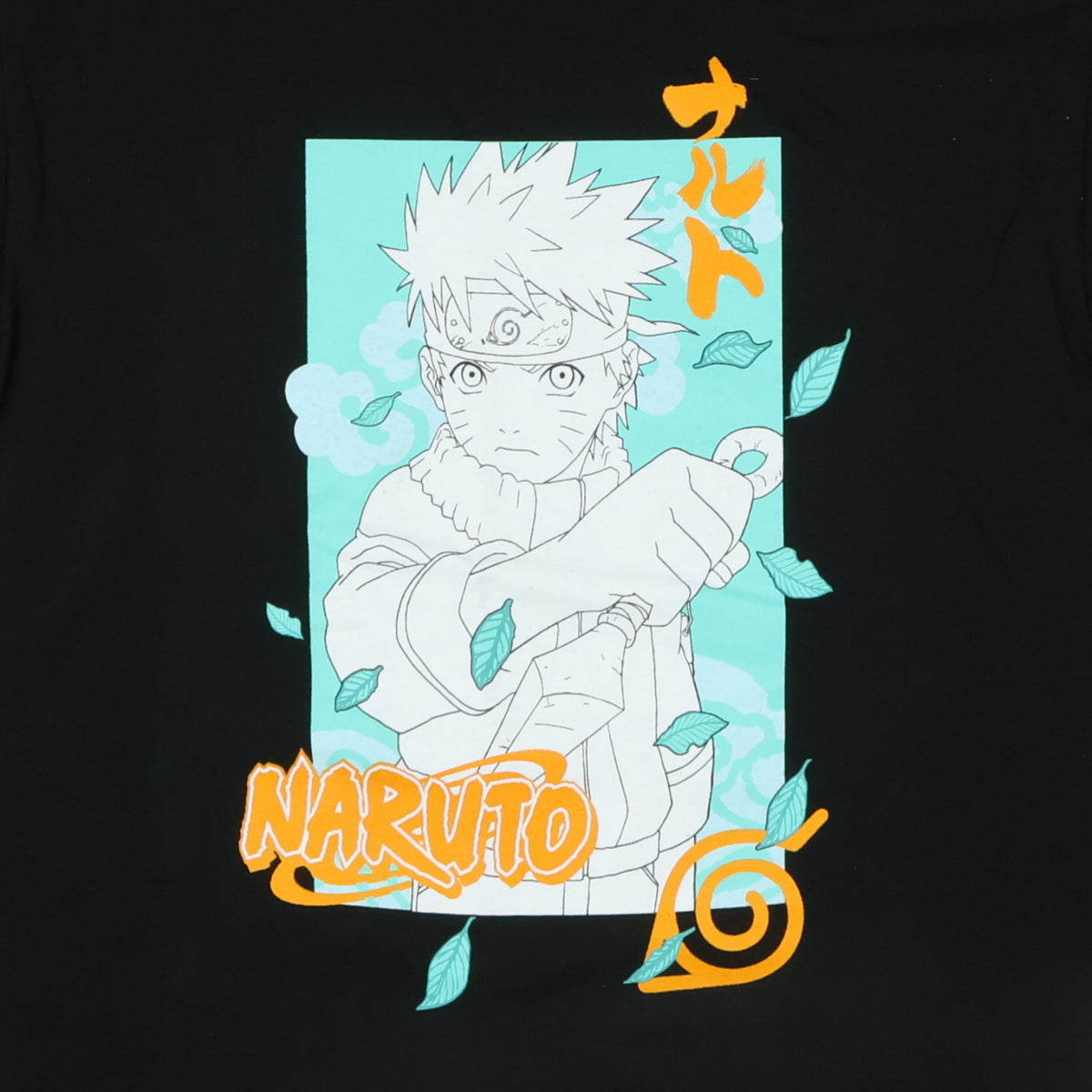Naruto T-Shirt Boys' Black and White Sketch Short Sleeve Graphic Tee