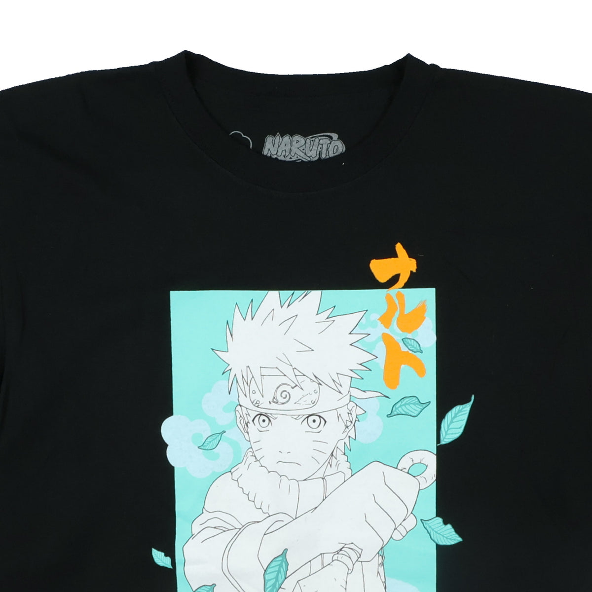 Naruto T-Shirt Boys' Black and White Sketch Short Sleeve Graphic Tee