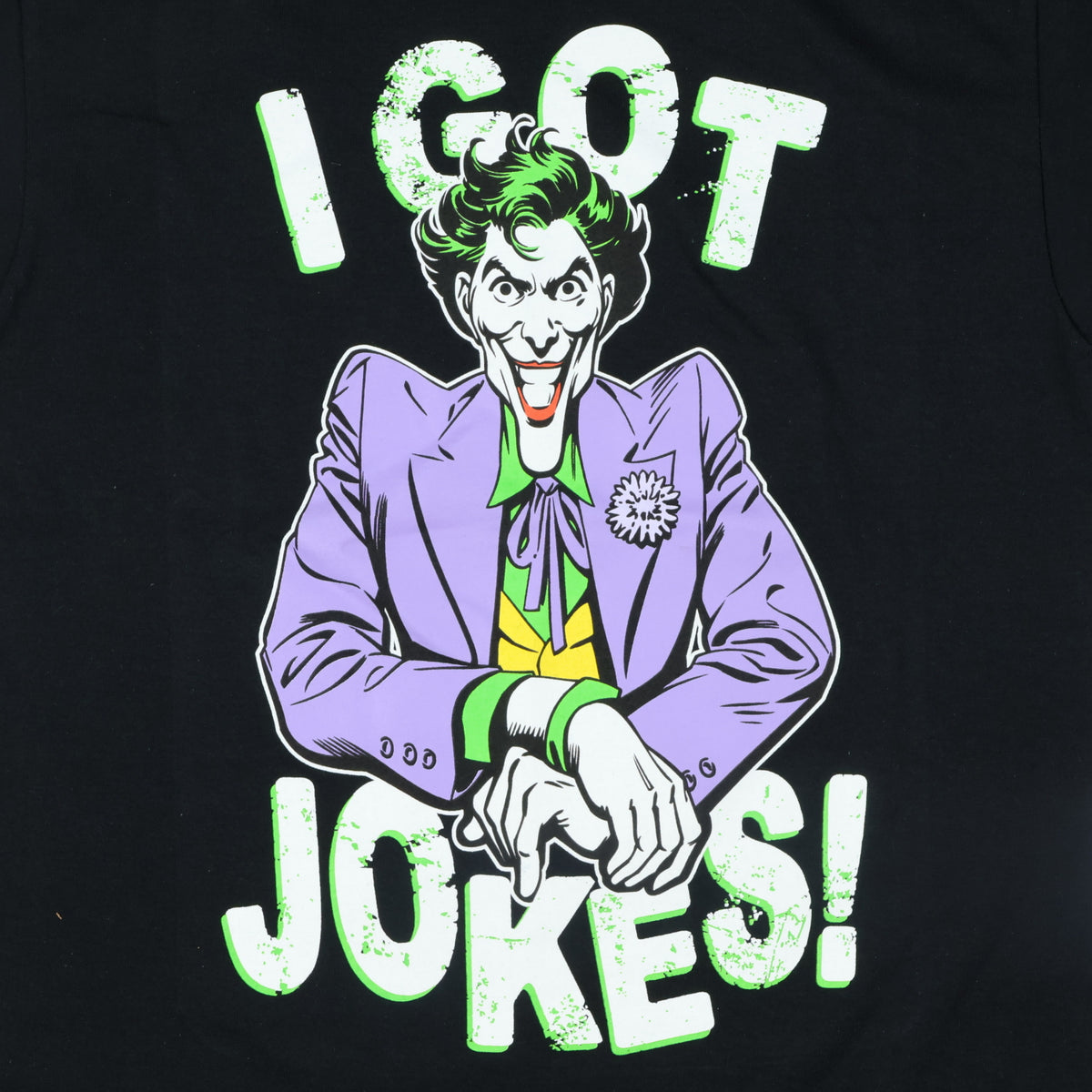 Batman T-Shirt Boys' The Joker I Got Jokes! Short-Sleeved Graphic Top