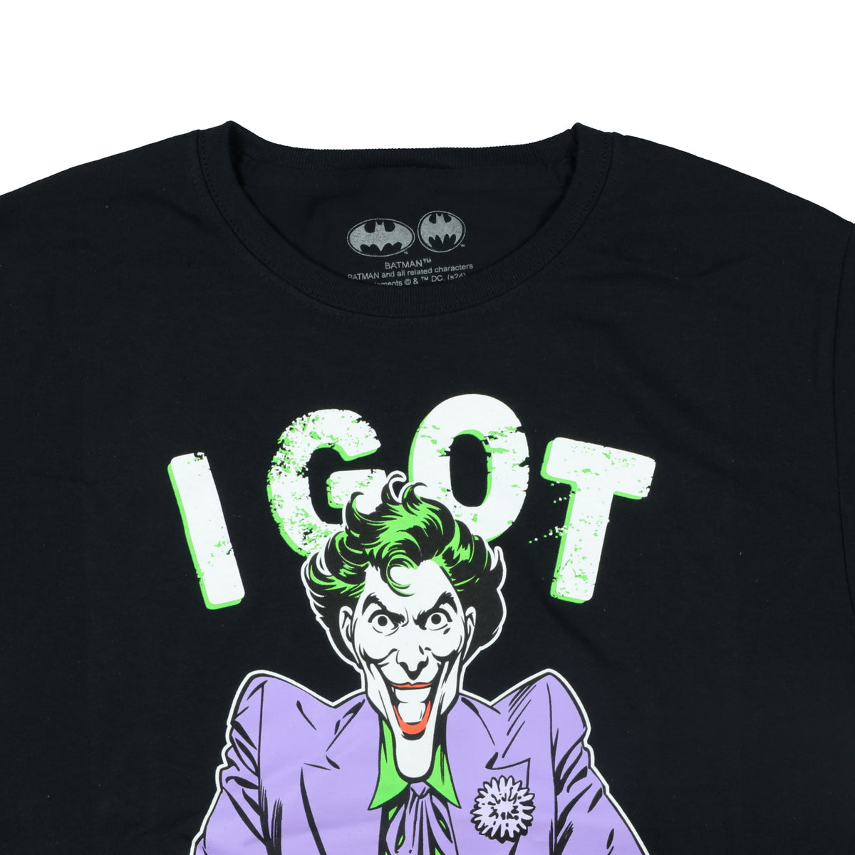 Batman T-Shirt Boys' The Joker I Got Jokes! Short-Sleeved Graphic Top