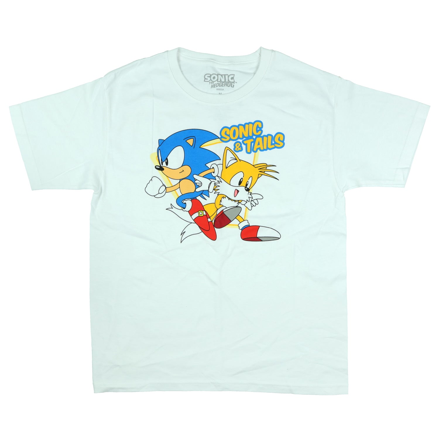 Sonic The Hedgehog T-Shirt Boys' Sonic & Tails Graphic Print Tee