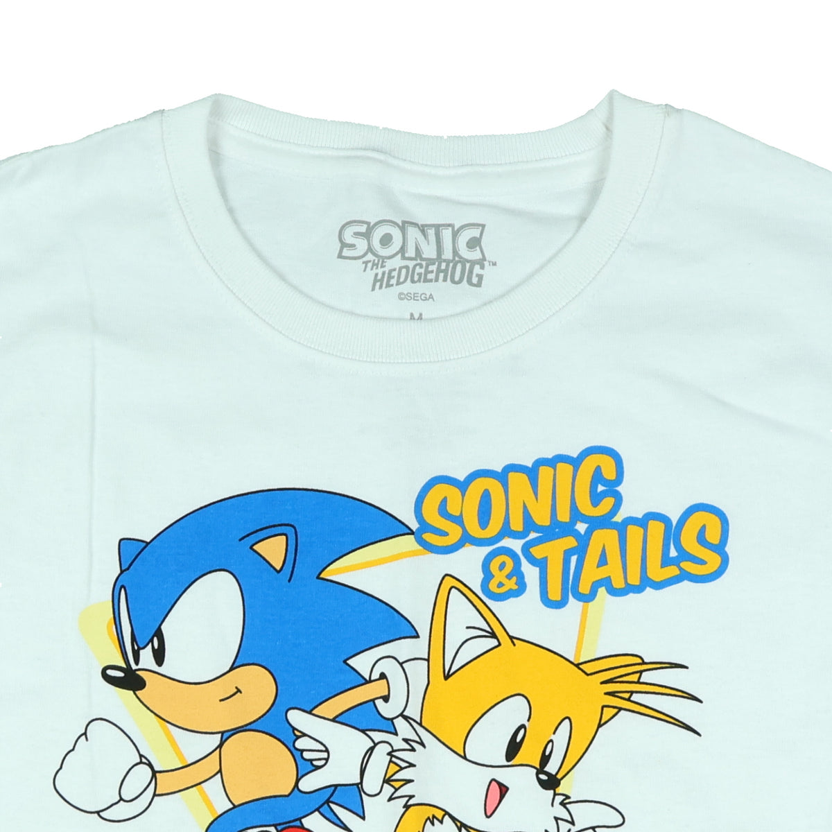 Sonic The Hedgehog T-Shirt Boys' Sonic & Tails Graphic Print Tee