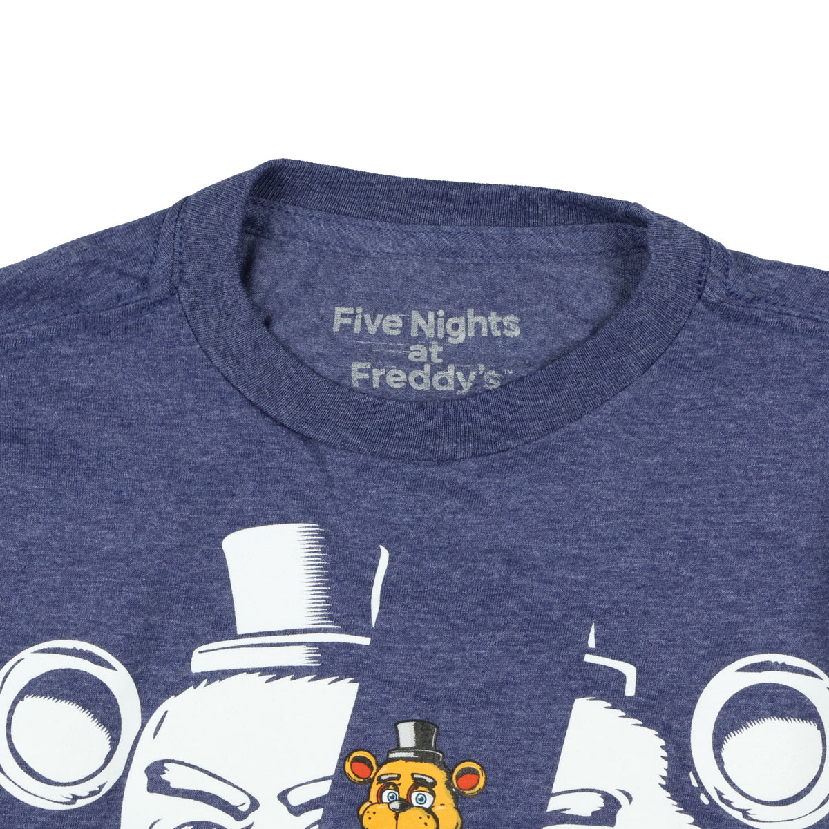 Five Nights At Freddy's T-Shirt Boys' Split Face Design Short Sleeve Top