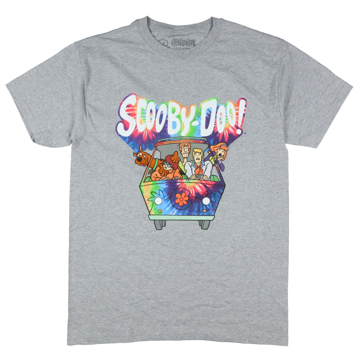 Scooby-Doo T-Shirt Men's Tie-Dyed Mystery Machine Design Tee