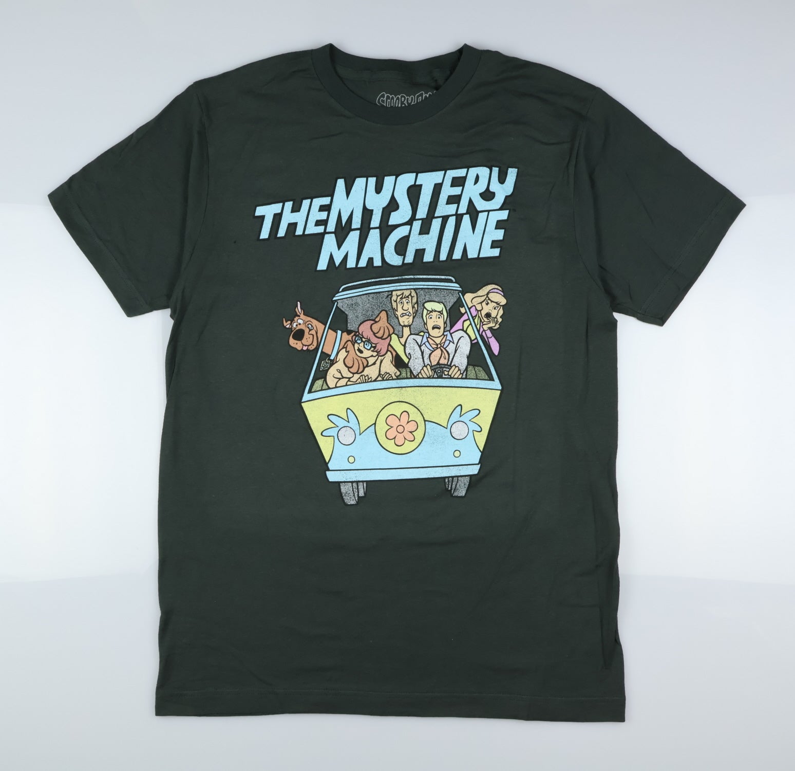 Scooby-Doo T-Shirt Men's Distressed Mystery Machine Design Tee