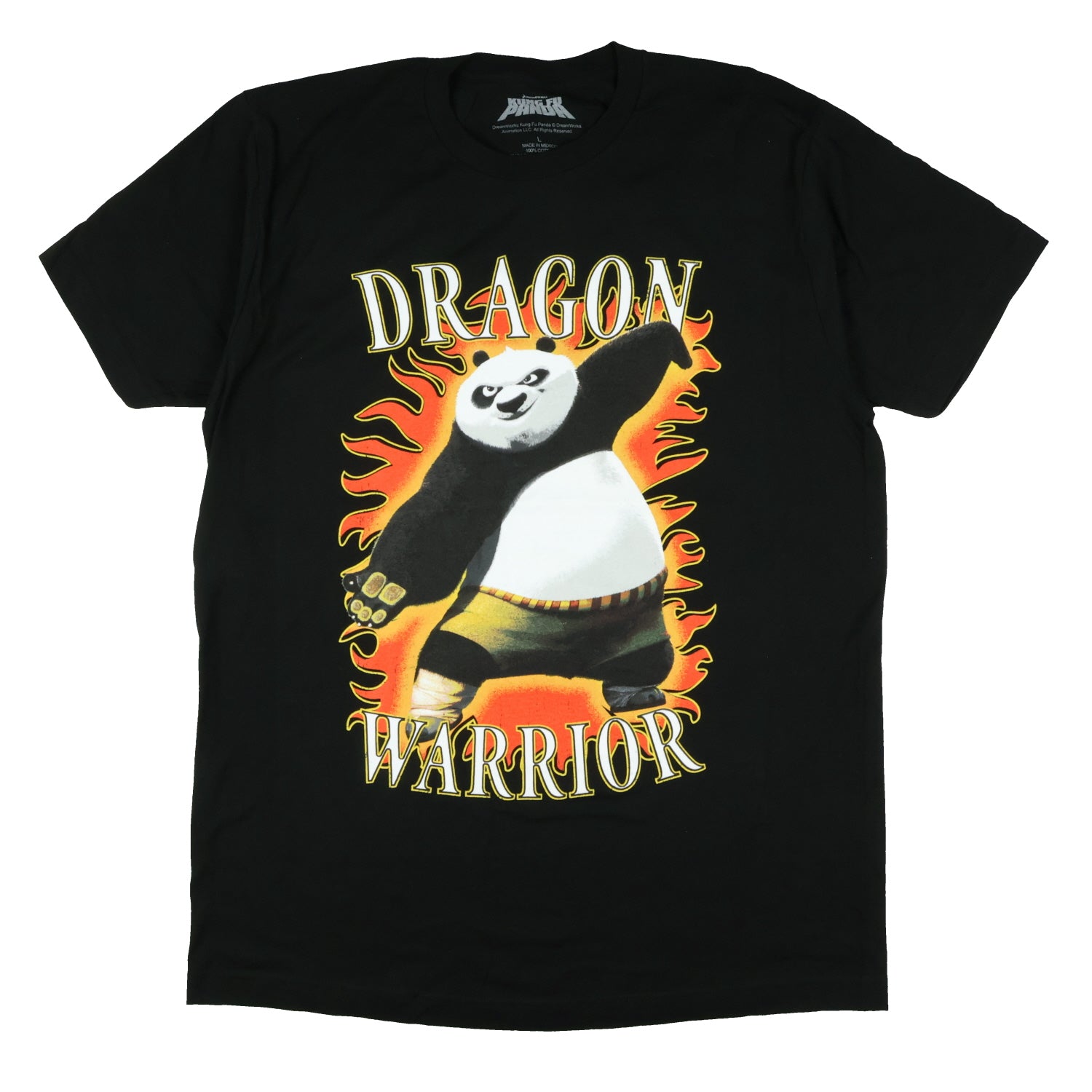 Kung Fu Panda T-Shirt Men's Po Dragon Warrior Short Sleeve Tee