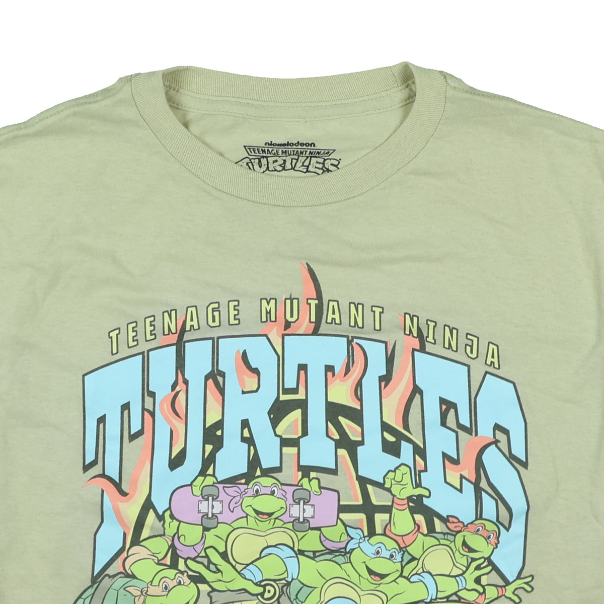 Teenage Mutant Ninja Turtles TMNT Shirt Shell Ya Latter Sort Sleeve Top