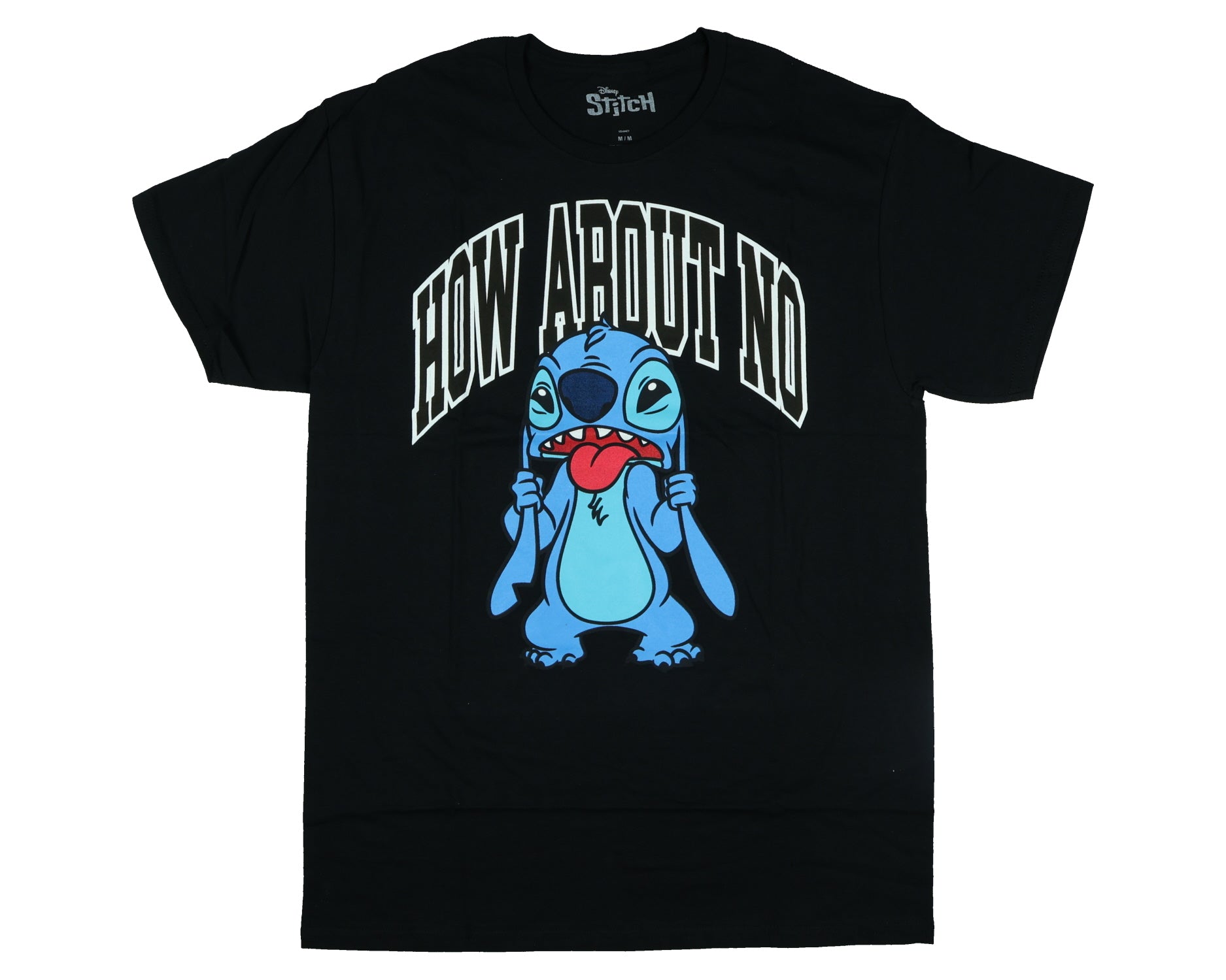 Disney Lilo and Stitch T-Shirt Men's Stitch How About No Tee