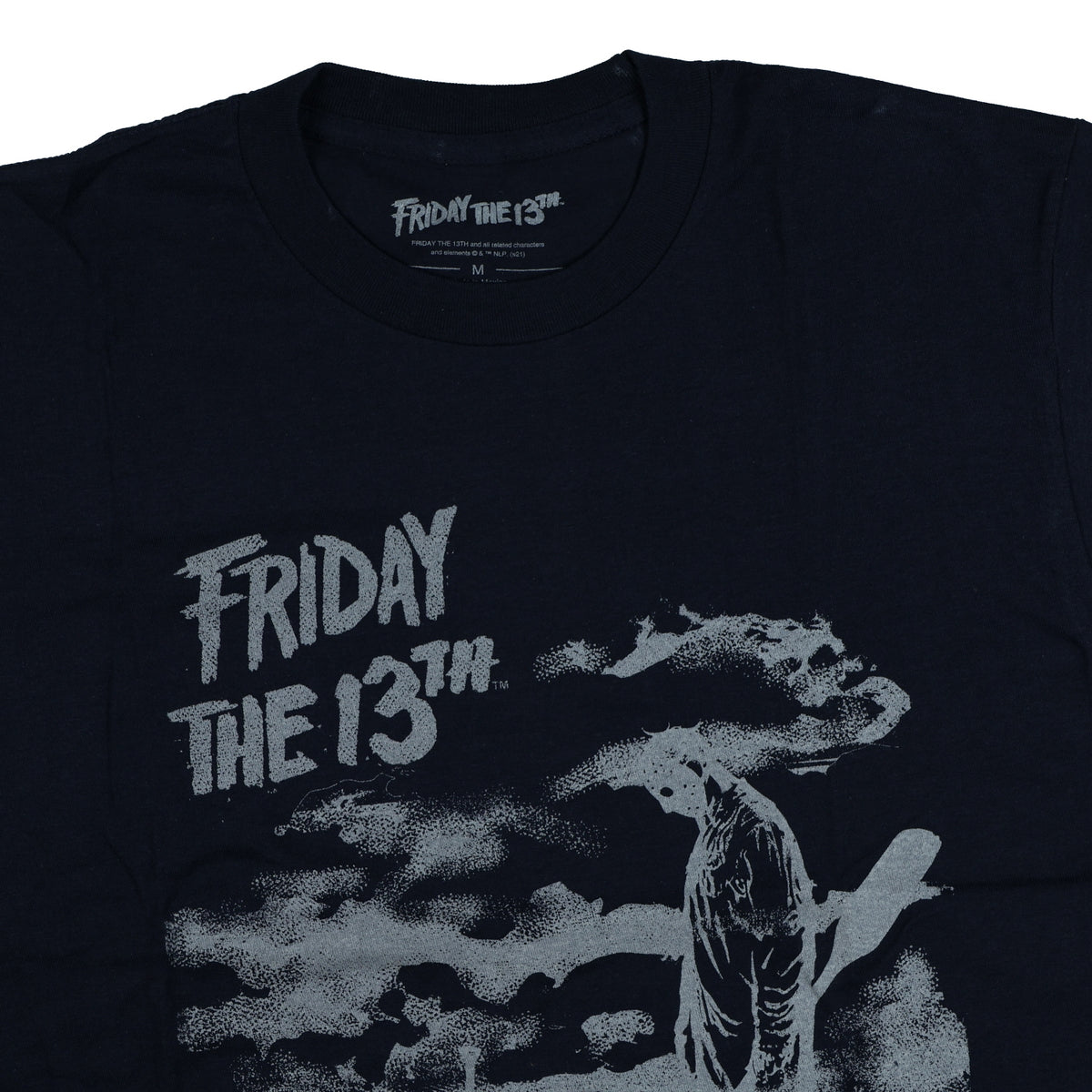 Friday The 13th T-Shirt Men's Camp Crystal Lake Eerie Scene Graphic Tee