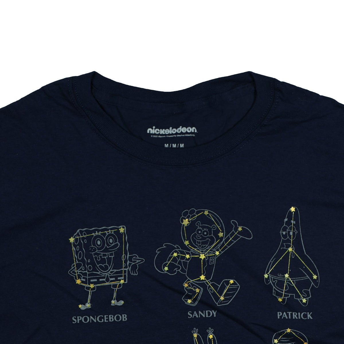 SpongeBob SquarePants Cropped Junior Women's Constellations T-Shirt
