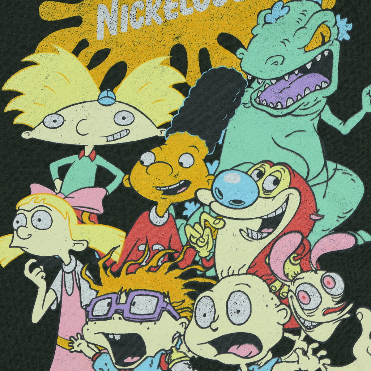 Nickelodeon T-Shirt Juniors Rugrats Hey Arnold Short Sleeve Graphic Top