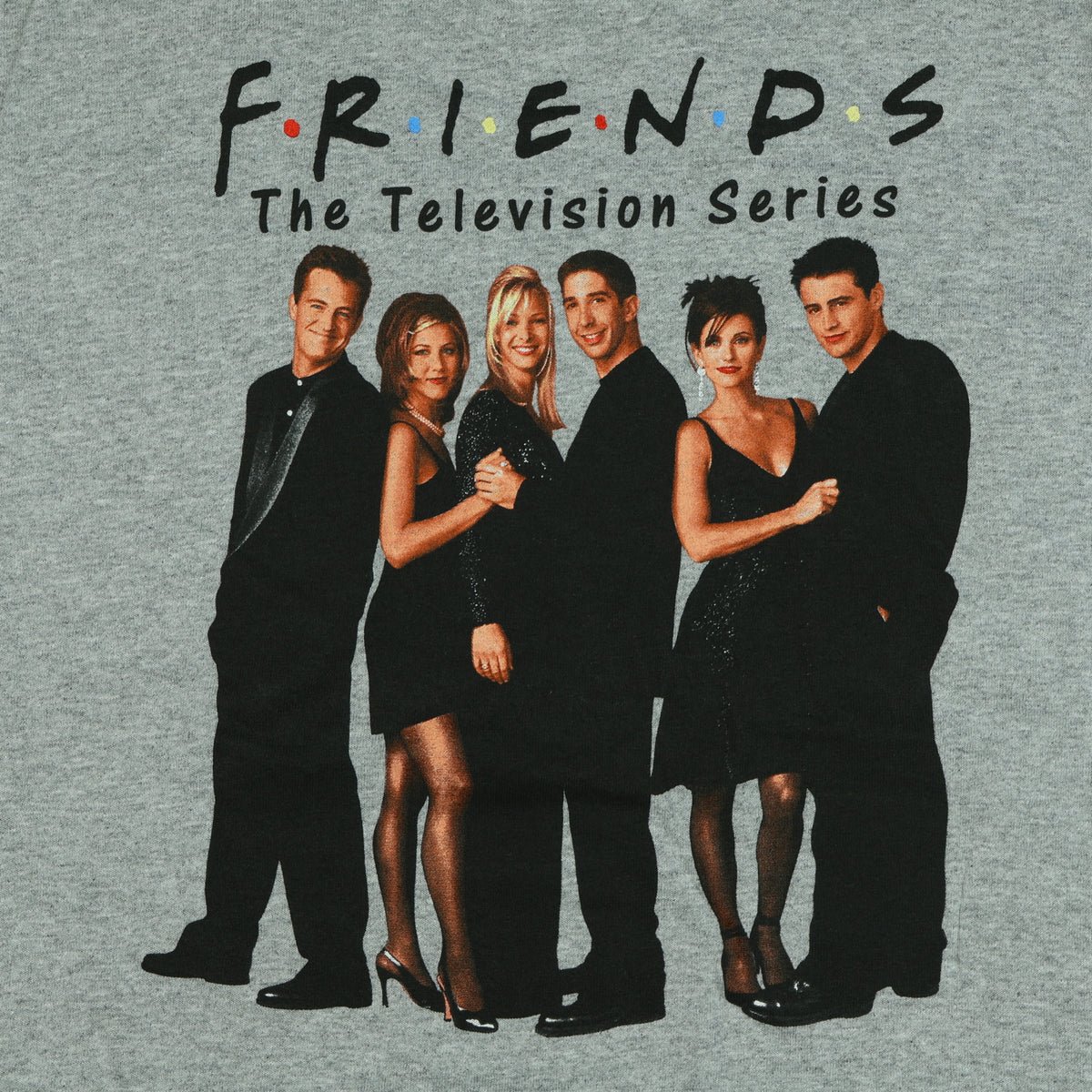 Friends T-Shirt Men's The Television Series Cast Photo Short Sleeve Tee