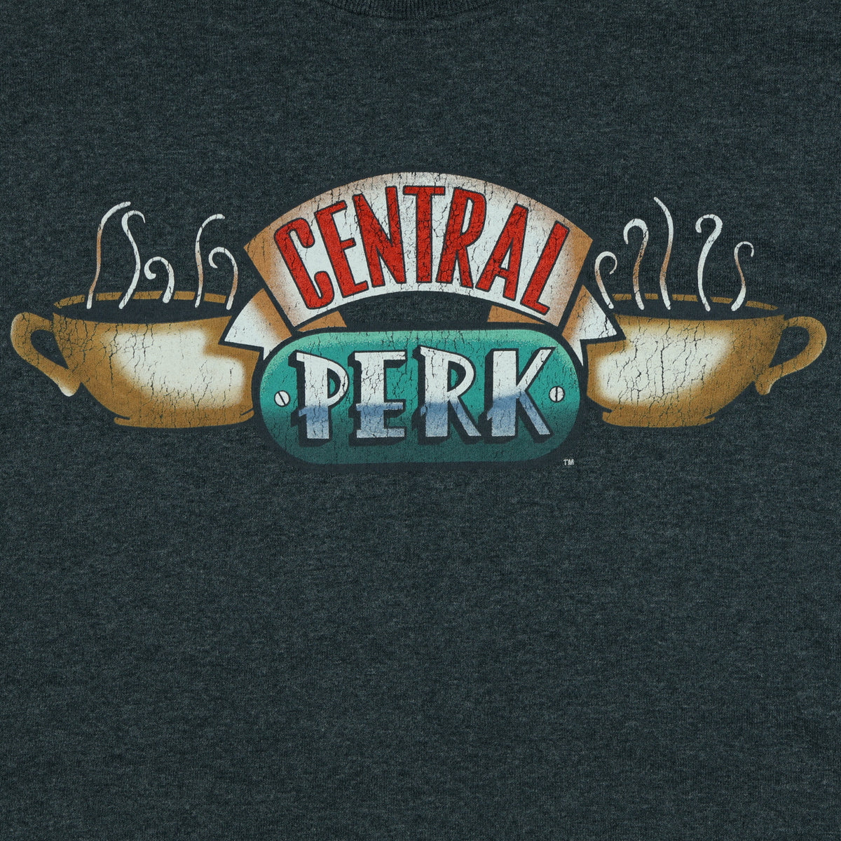 Friends T-Shirt Men's Central Perk Coffee Shop Short Sleeve Graphic Top